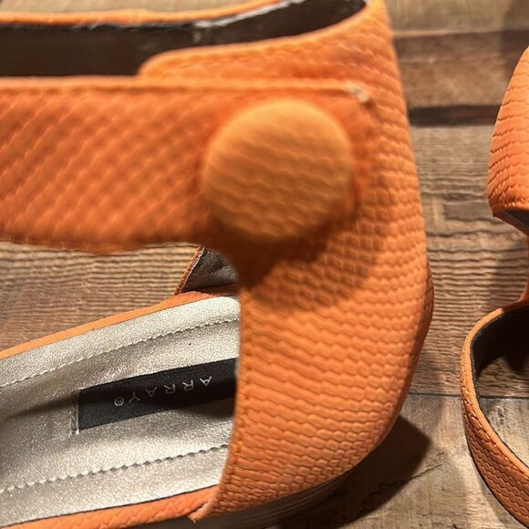 ARRAYS ORANGE SANDALS - Picture 4 of 5